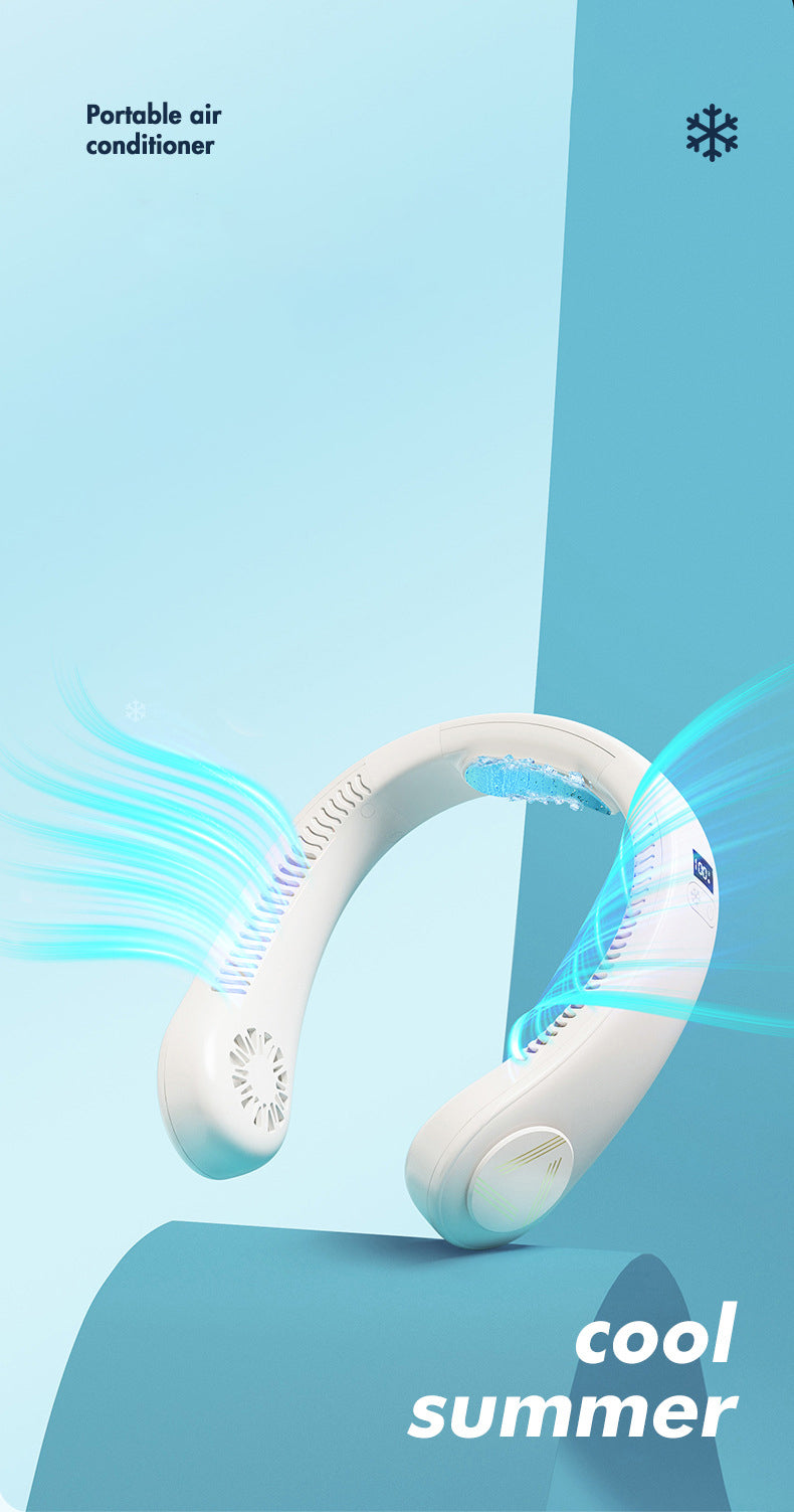Hanging Neck Fan Lazy Cooling Air Conditioning Fan USB Charging